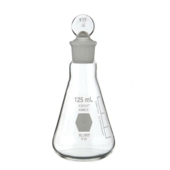 26600-25, FLASK,GLASS STOPPER,SCALE,25ML, 12 pieces per case