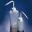 WGF230P, Wash bottle, narrow neck,250mL, LDPE, round, white screwcap, 5 Per Case