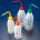 WGF541P, Wash bottle, Ethanol, 500mL, LDPE,slope shoulder,orange cap, 5 Per Case