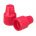 242502, 8-425 Dropper Tip Cap, PP Red, 100 per case
