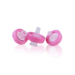 PTFE (Hydrophilic) Syringe Filter, 13mm, 0.22um, Pink, Non-Sterile, 100 pieces per pack, Part Number C0000642