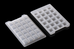 Sealing Mat for 24 Square Well Plate, Natural Silicone, Item # MS2172S, Non-Sterile, 10 pieces per case