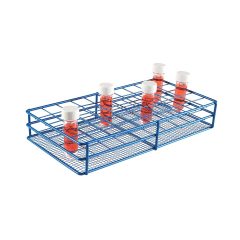Part Number 120088, Heathrow, Coated Wire Bottle Rack, 30-33 mm, 5 X 10 Format, Blue